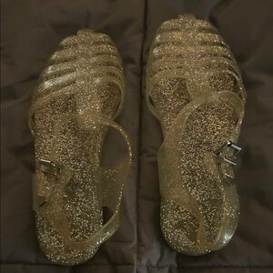 Sparkling Transparent Sandals